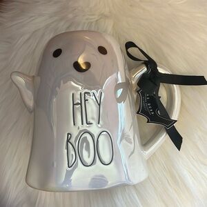 Rae Dunn Hey Boo Ghost Halloween Mug